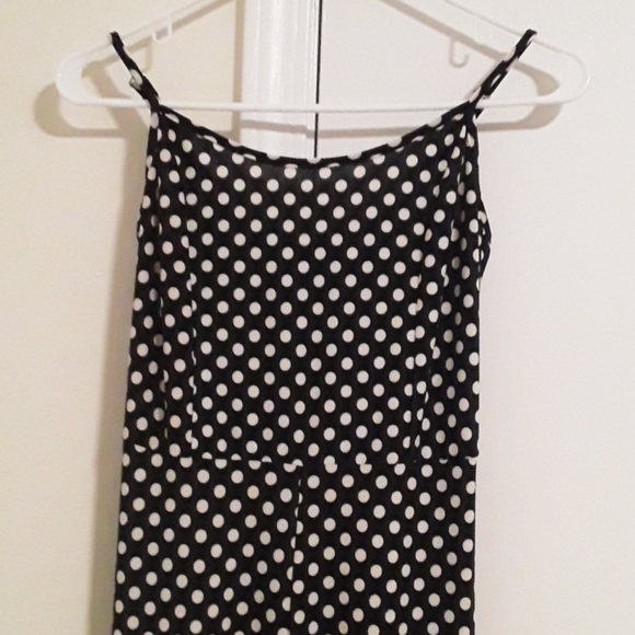 Black and white mix ray jumpsuit - Picture 2 of 2